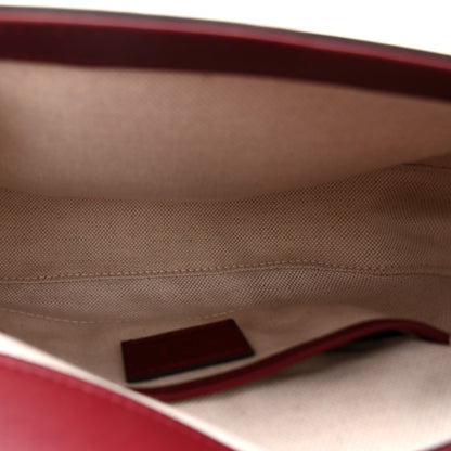 Gucci Arabella Calfskin Horsebit 1955 Shoulder Bag Rosso Ancora 9 of 19
