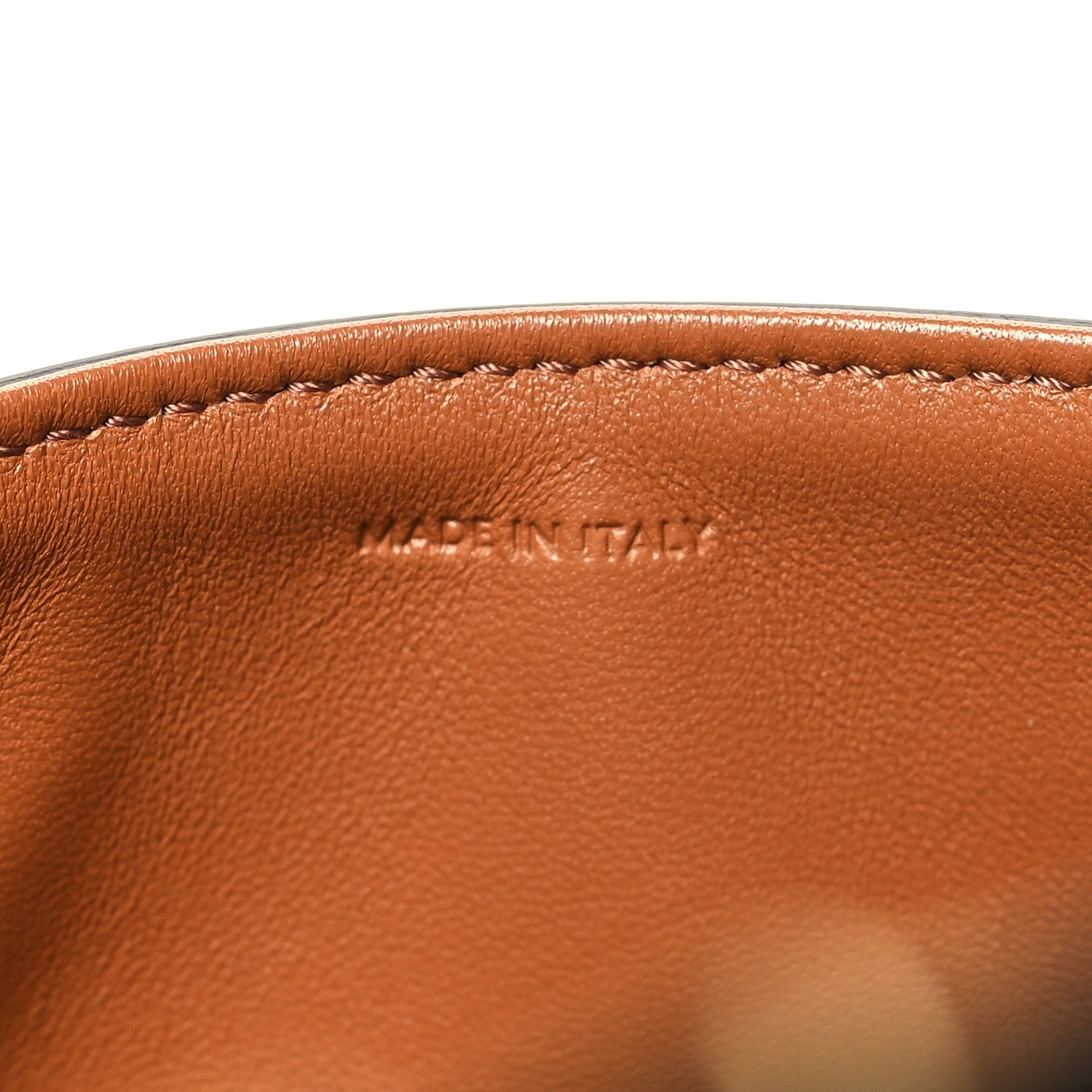 Celine Calfskin Triomphe Canvas Teen Triomphe Bag Tan 8 of 11