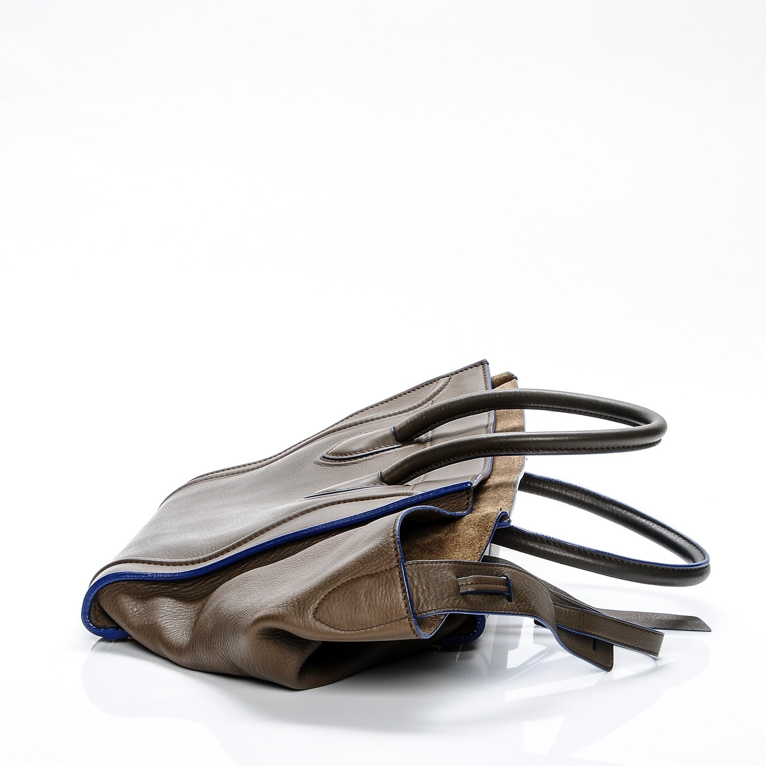 Celine Supple Calfskin Medium Phantom Luggage Khaki 8 of 8