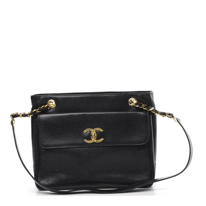 Chanel Caviar CC Shoulder Bag Black 1 of 14