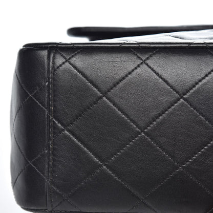 Chanel Lambskin Quilted XL Jumbo Single Flap Black 11 of 12