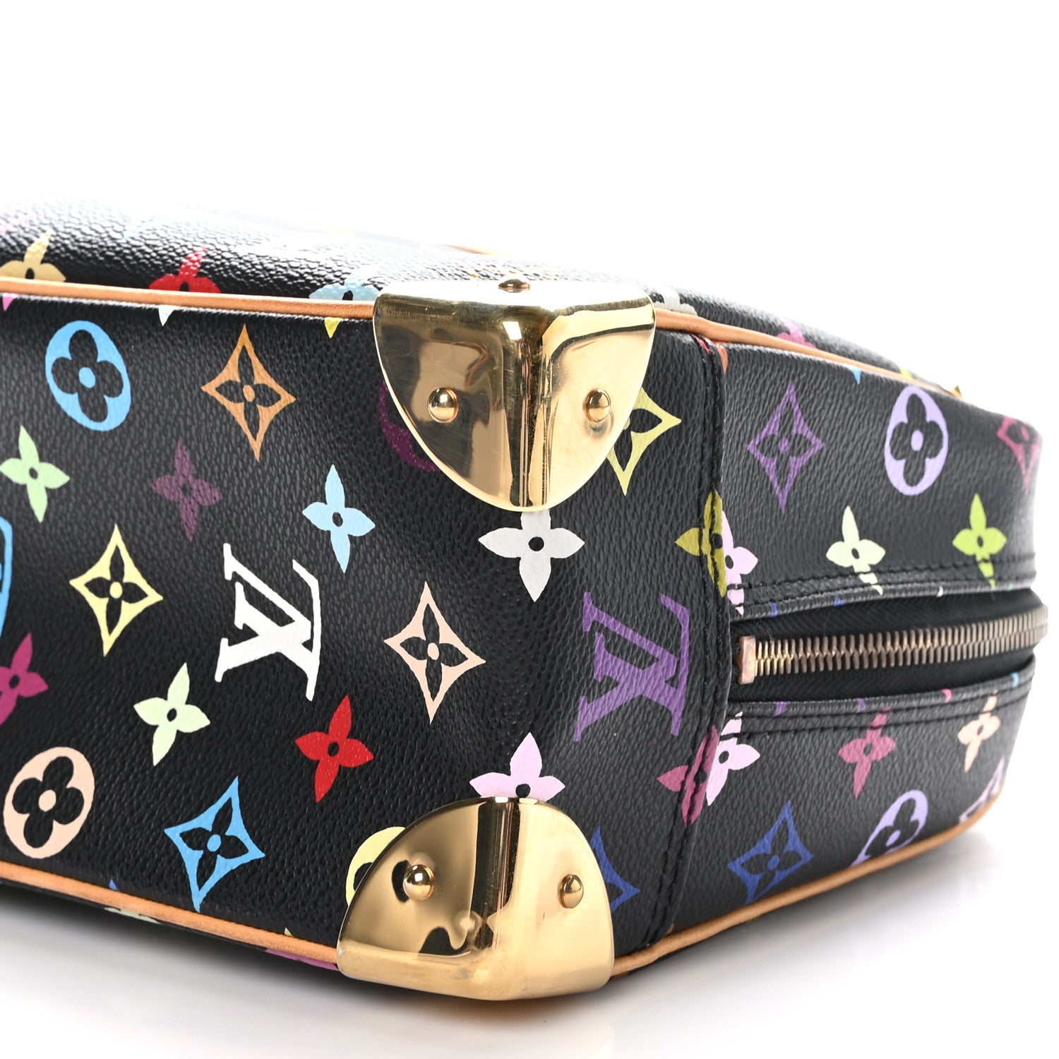 Louis Vuitton Monogram Multicolor Trouville Black 9 of 10