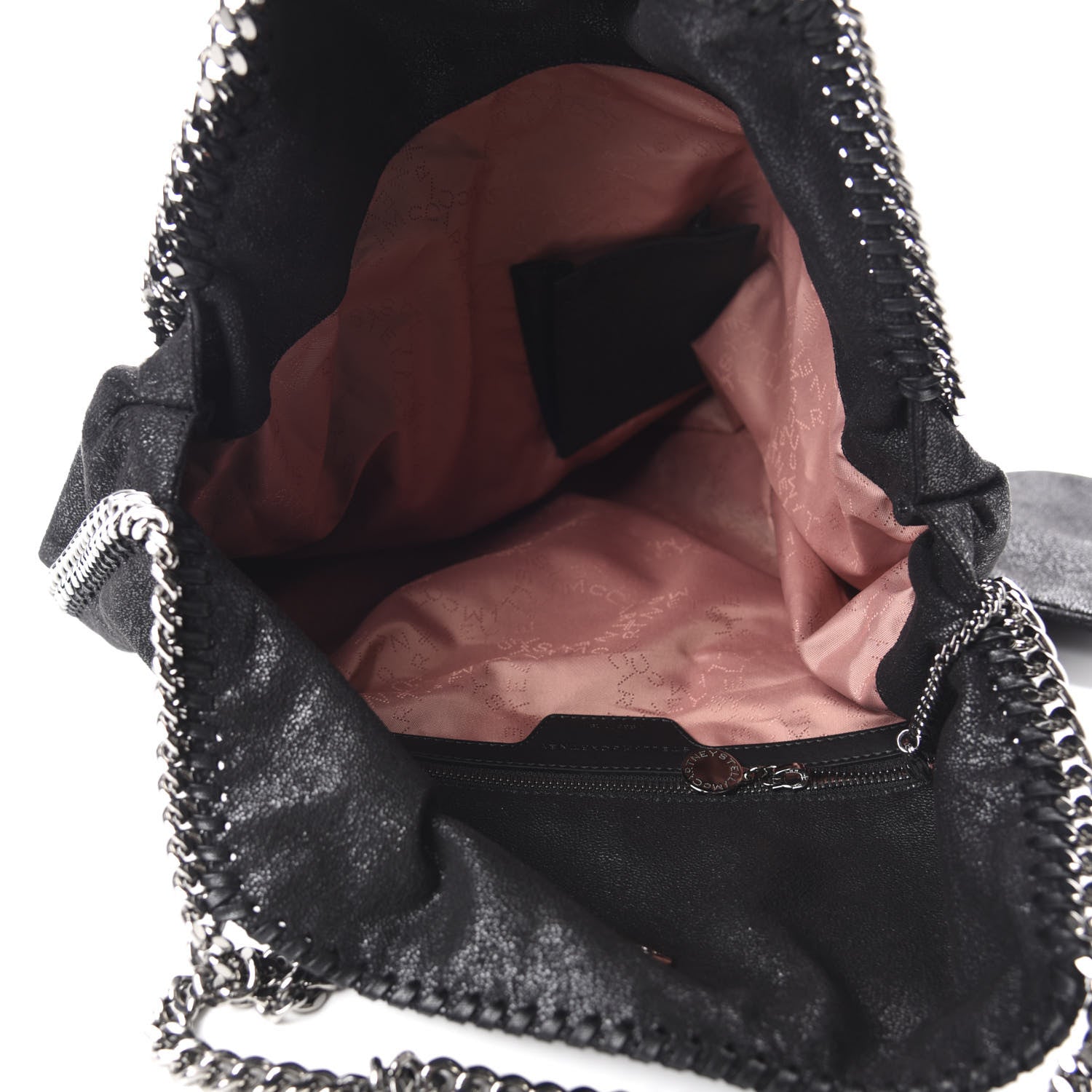 Stella McCartney Shaggy Deer Big Falabella Tote Black 6 of 11