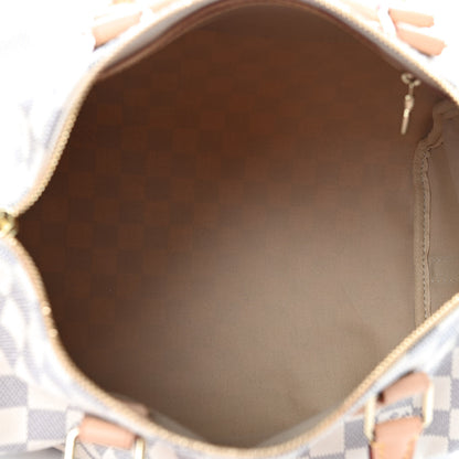 Louis Vuitton Damier Azur Speedy Bandouliere 30 5 of 10