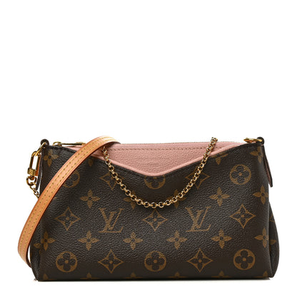 Louis Vuitton Monogram Pallas Clutch Rose Poudre 1 of 8