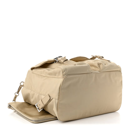 Prada Nylon Vela Saffiano Medium Backpack Deserto 4 of 11
