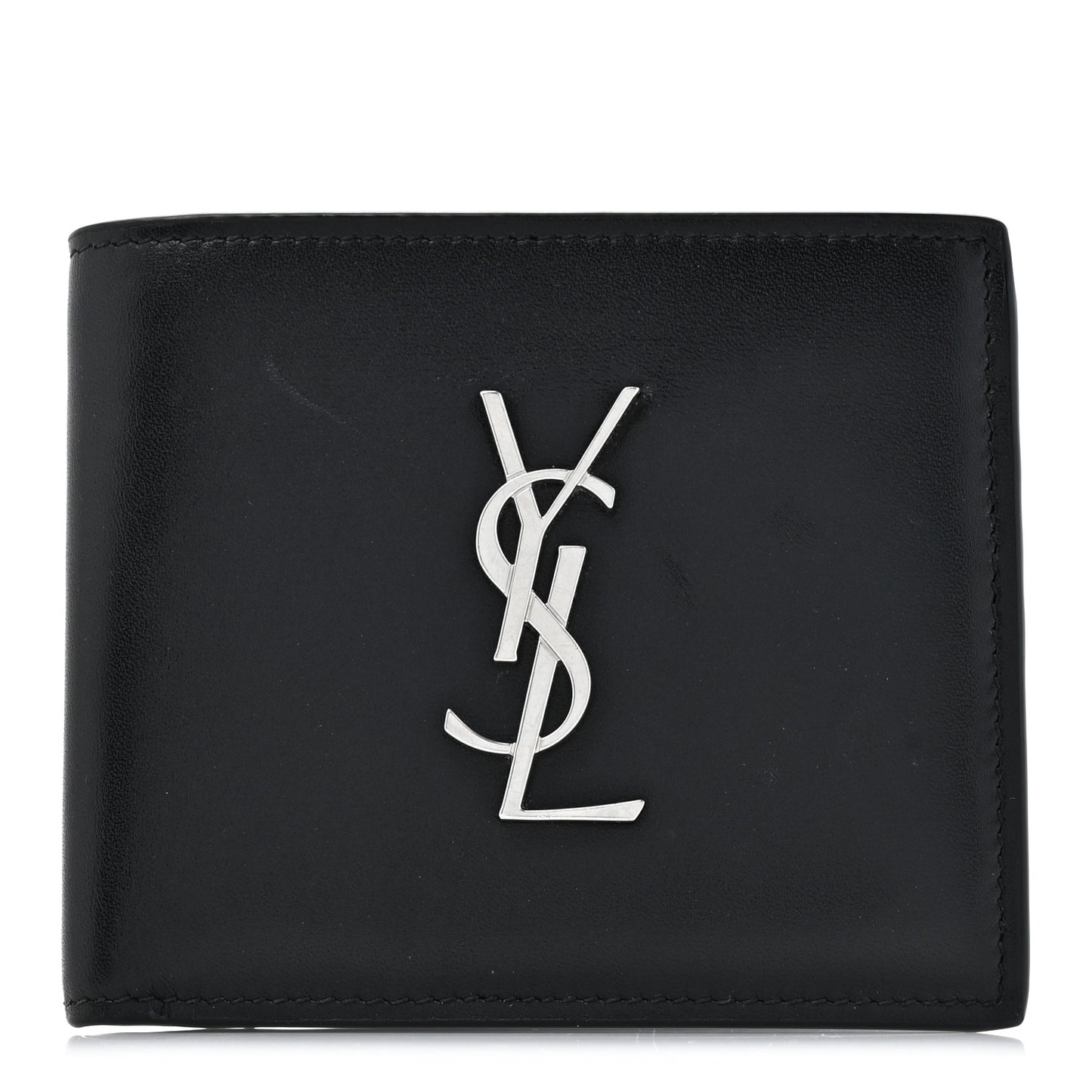 Smooth Calfskin Monogram East West Wallet Black