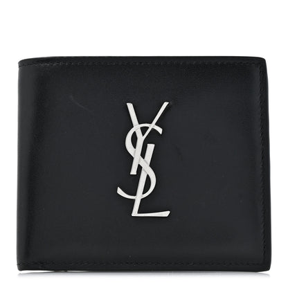 Saint Laurent Smooth Calfskin Monogram East West Wallet Black 1 of 12