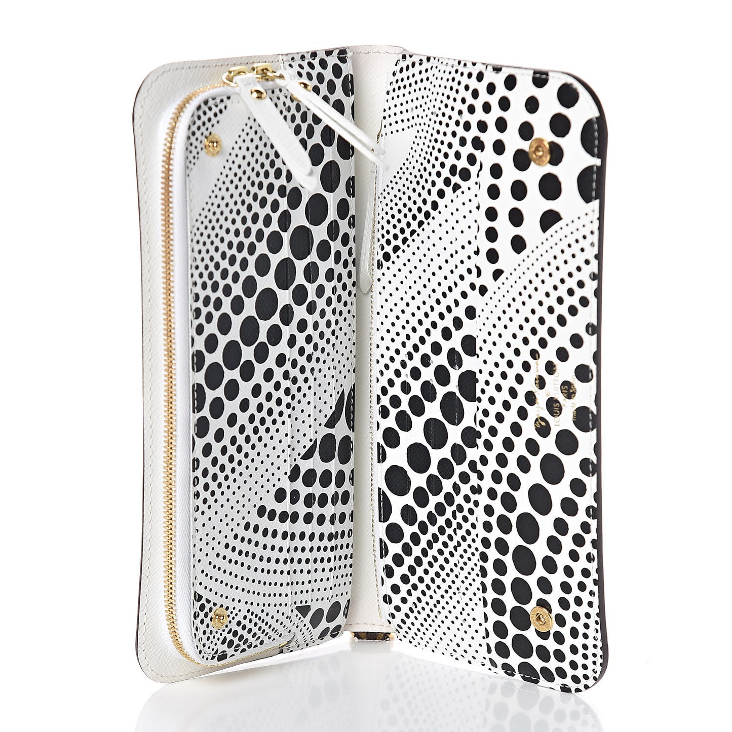 Monogram Kusama Waves Insolite Wallet White