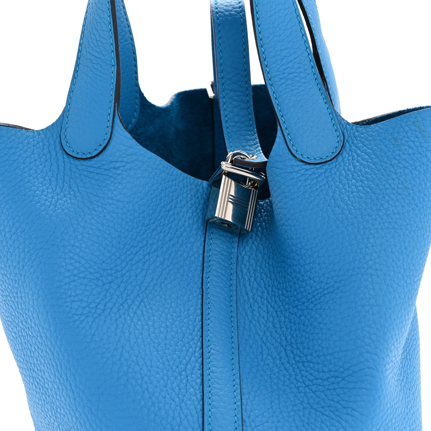 Hermes Taurillon Clemence Picotin Lock 18 PM Bleu Zanzibar 8 of 10