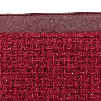 Chanel Tweed Chain Around Tablet Holder Crossbody Pink 13 of 13