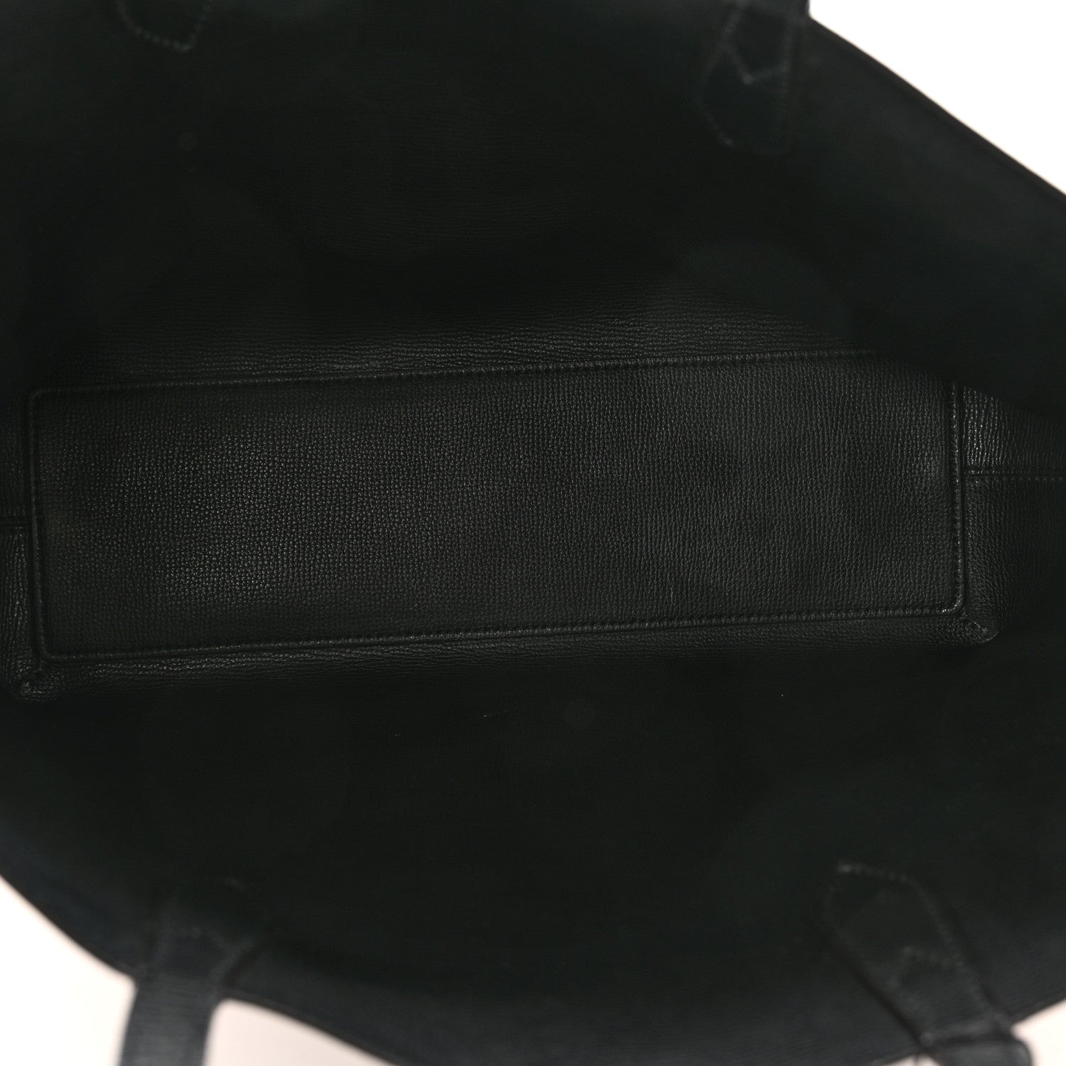 Burberry Grainy Calfskin Haymarket Check Medium Reversible Tote Black 9 of 17