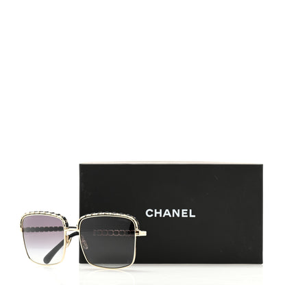 Chanel Metal Square Chain Sunglasses 71369 Grey 8 of 8