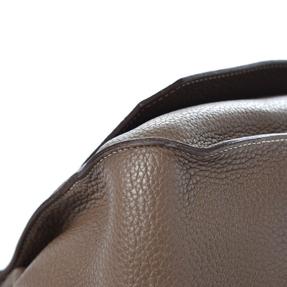 Hermes Taurillon Clemence Jypsiere 34 Etoupe 10 of 14