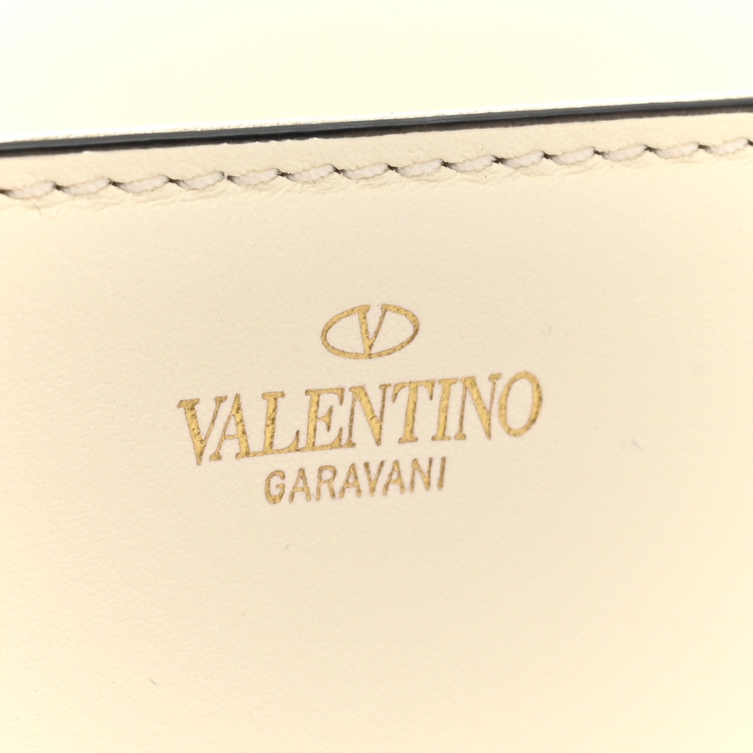 Valentino Garavani Calfskin Floral Embellished Monochrome Vlogo Loco Shoulder Bag White 6 of 12