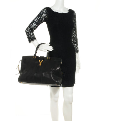 Saint Laurent Sheepskin Large Cabas ChYc Black 2 of 9