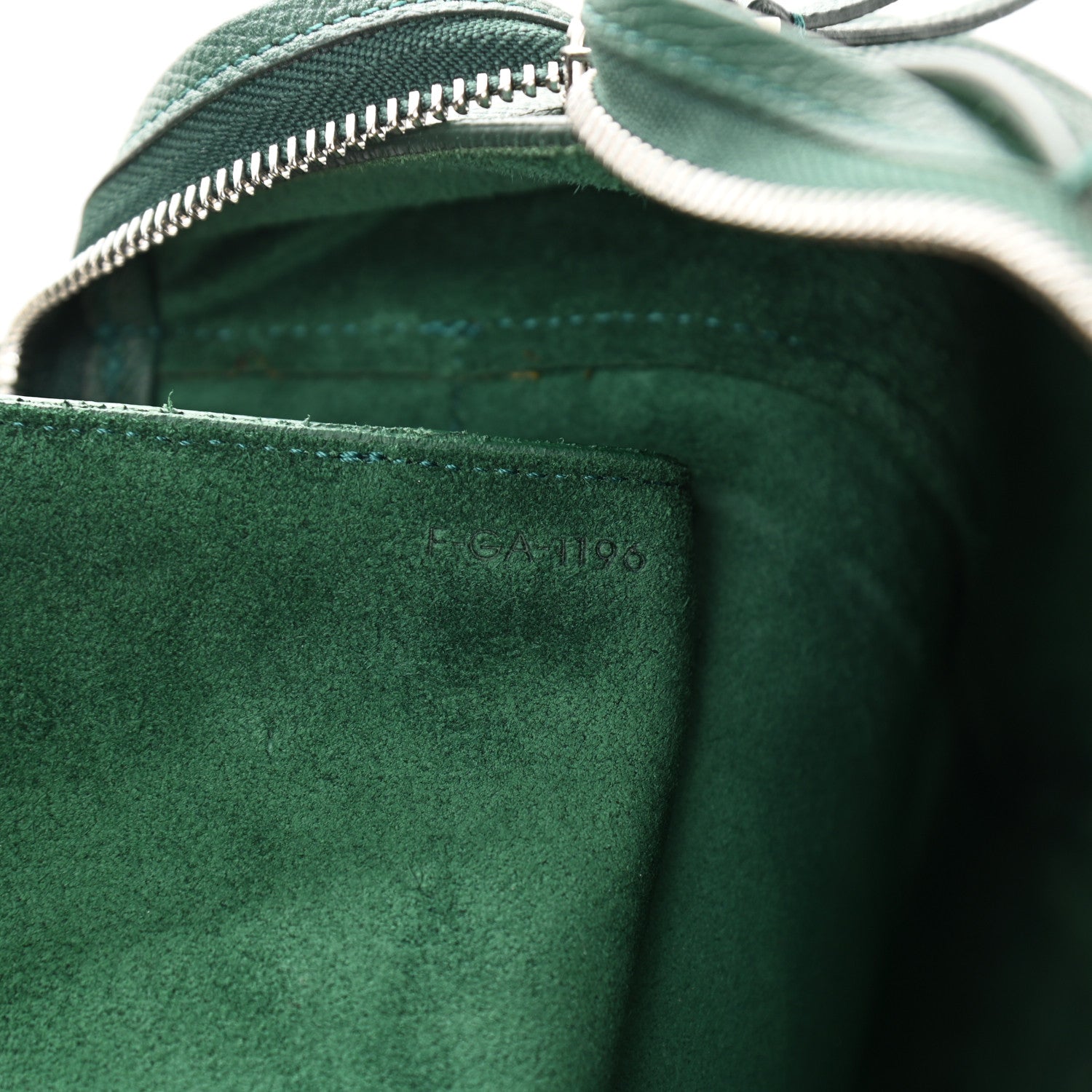 Celine Grained Calfskin Mini Belt Bag Light Emerald 7 of 11