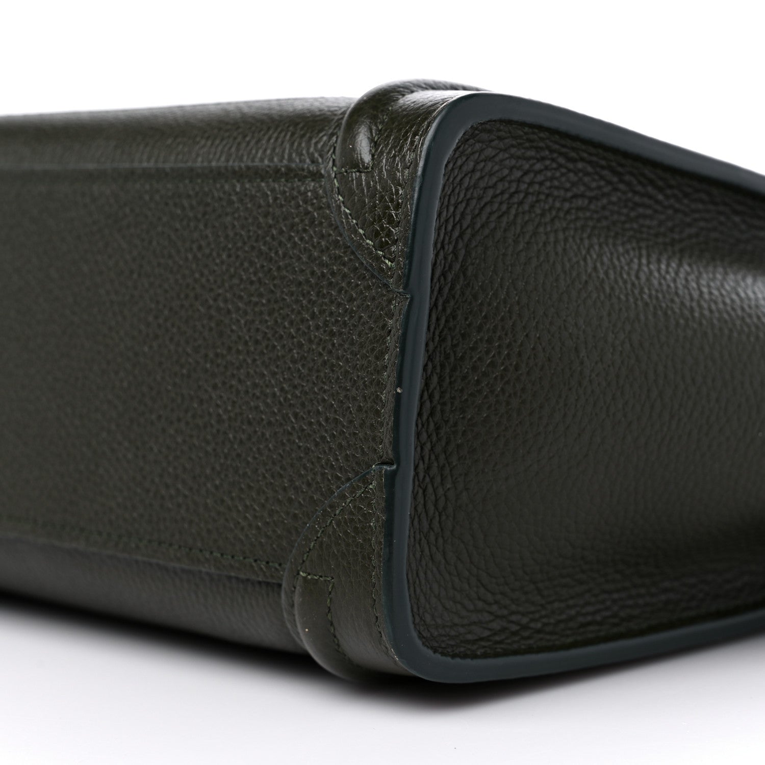 Celine Drummed Calfskin Nano Luggage Amazone 9 of 10