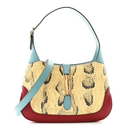 Gucci Snakeskin Calfskin Small Jackie 1961 Hobo Multicolor 1 of 14