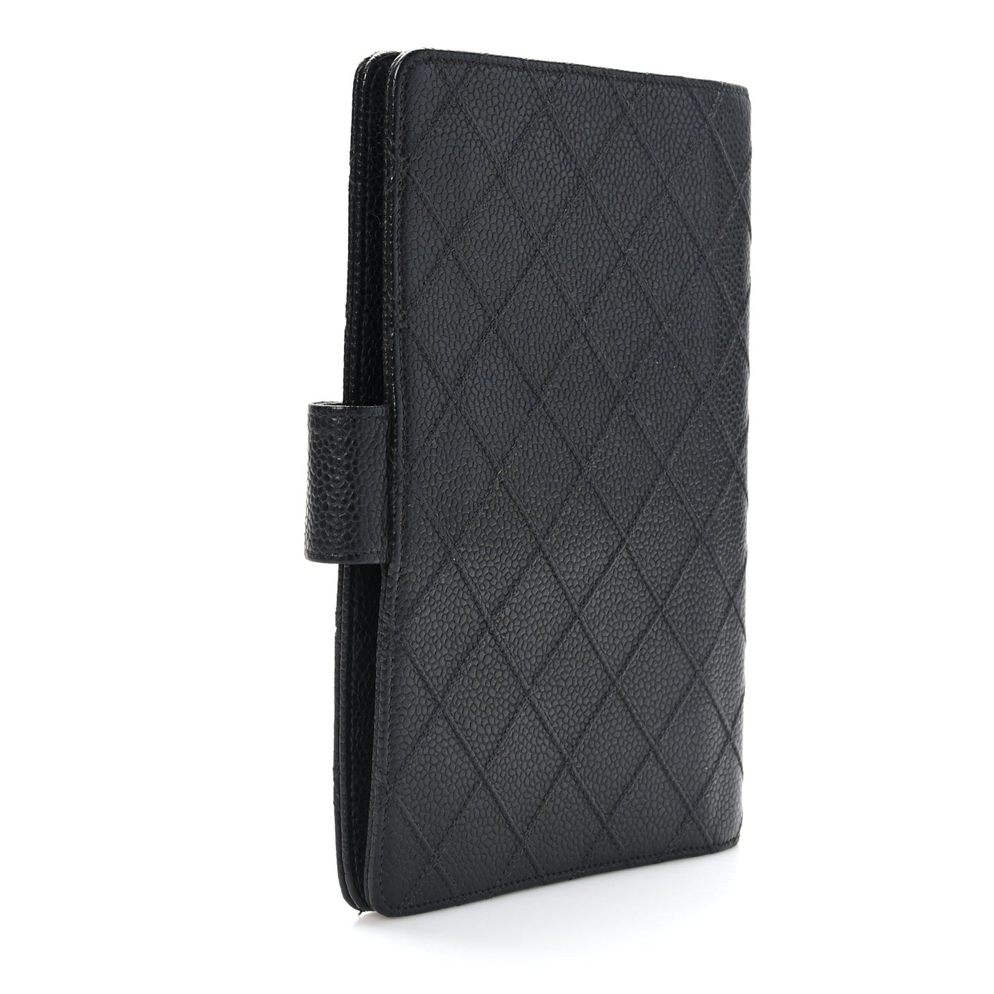 Caviar Diamond Embossed Agenda Cover Black
