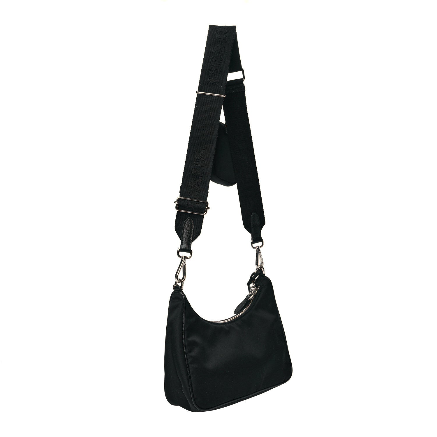 Prada Nylon Re-Edition 2005 Shoulder Bag Black 3 of 10