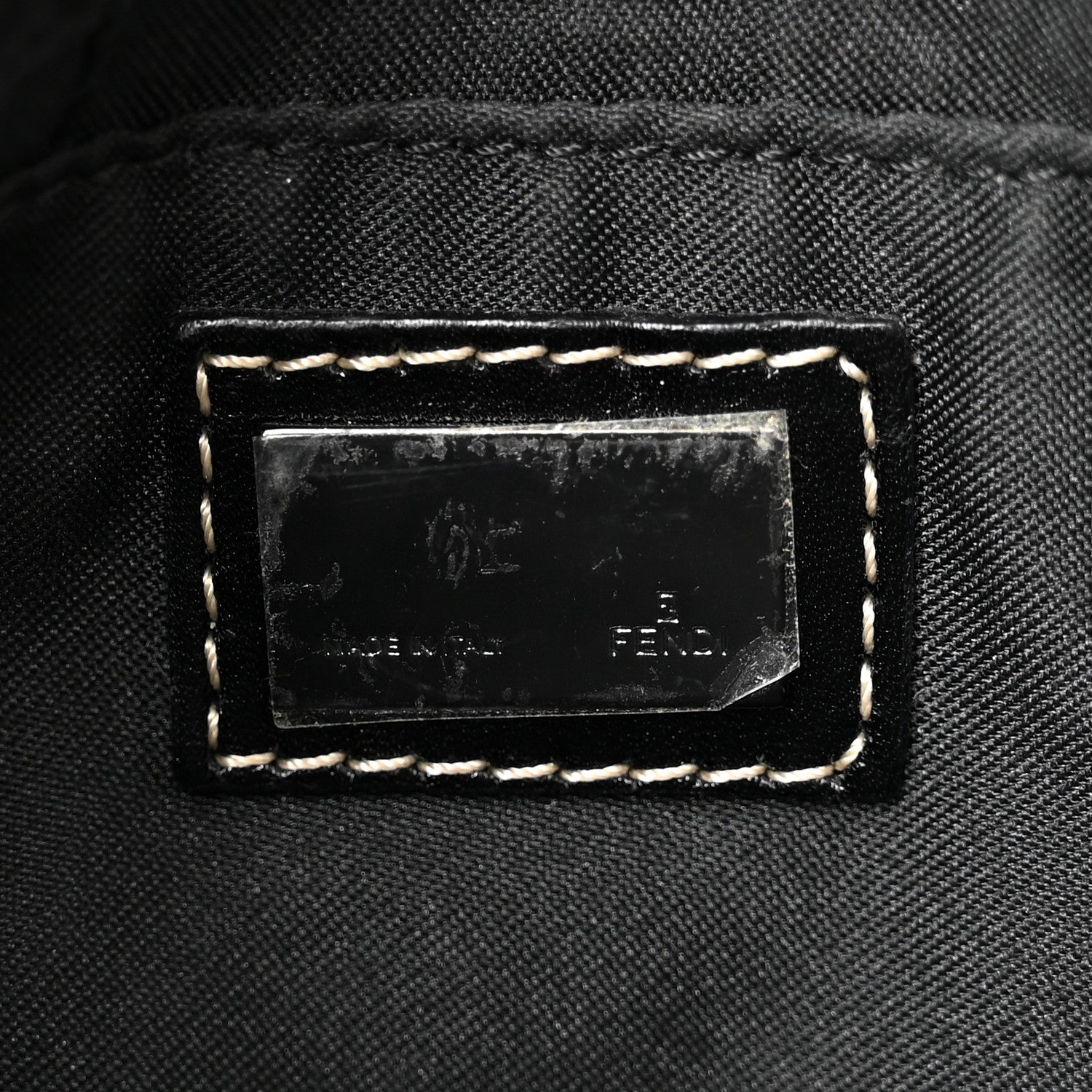 Fendi Zucchino Mini Baguette Black 6 of 15