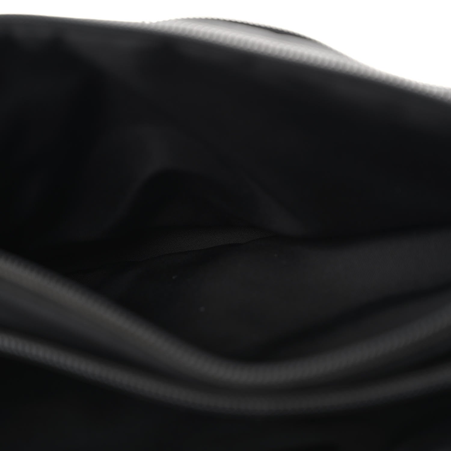 Prada Tessuto Nylon Double Pocket Belt Bag Black 5 of 10