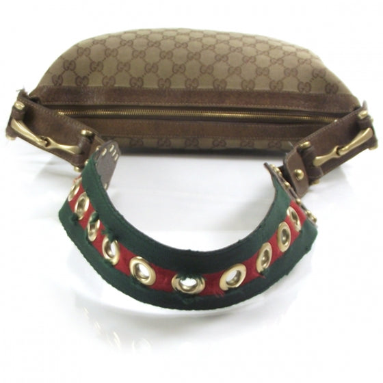 Gucci Monogram Studded Hobo 6 of 12