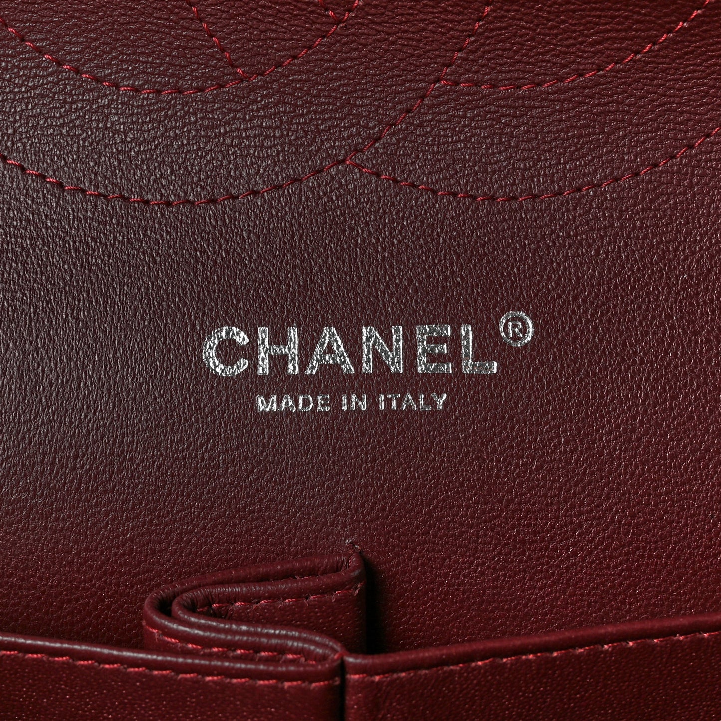 Lambskin Quilted Jumbo Double Flap Black