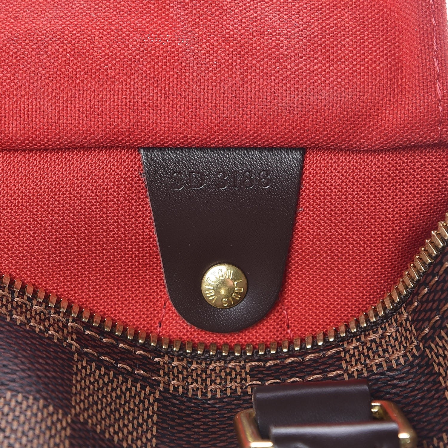 Louis Vuitton Damier Ebene Speedy Bandouliere 25 7 of 9