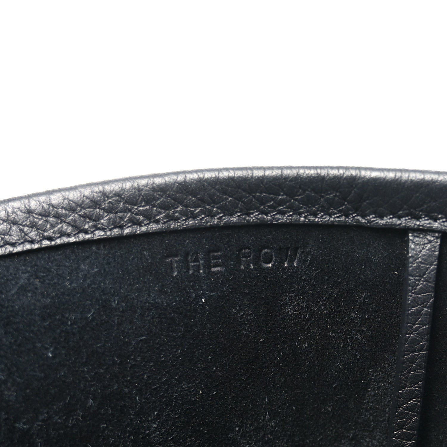 The Row Grained Calfskin Medium N/S Hook Tote Black 6 of 10
