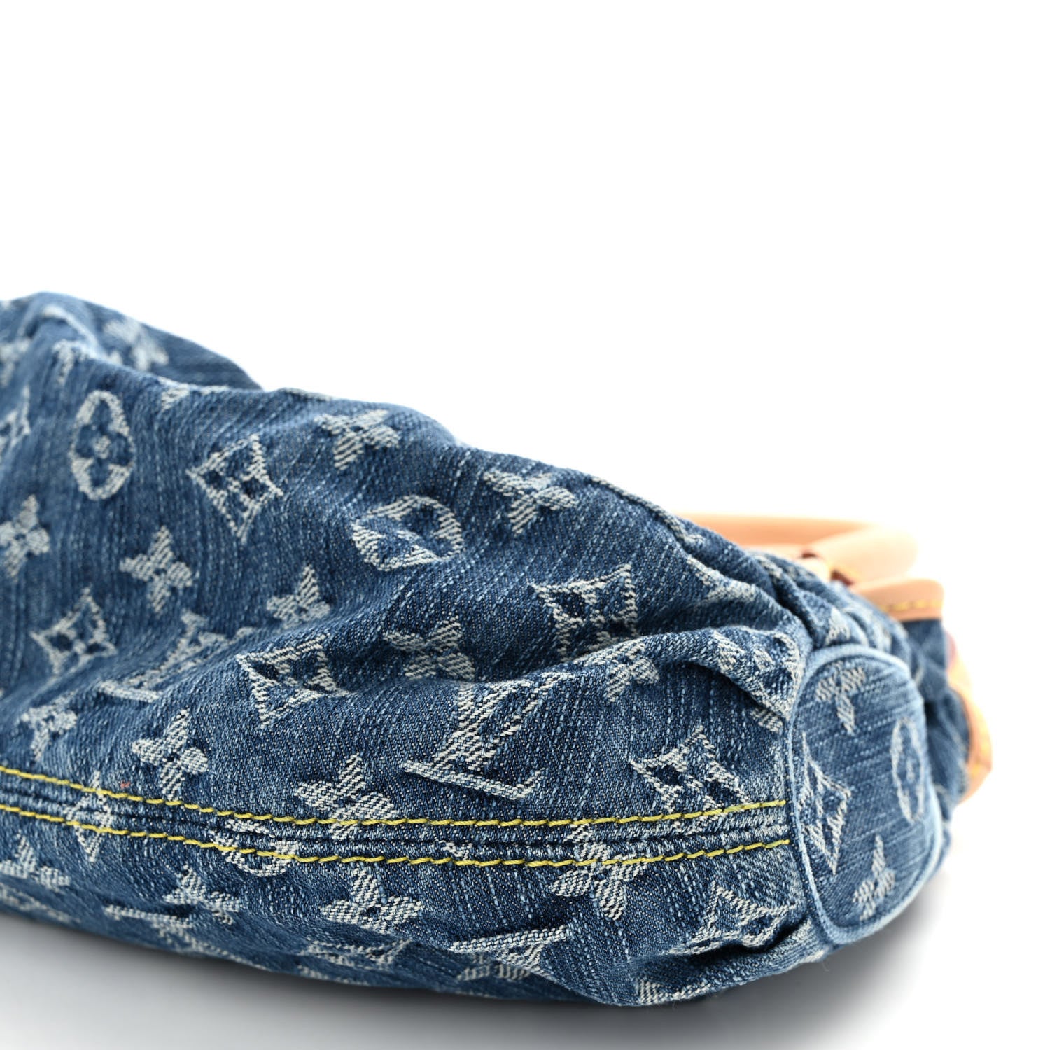 Louis Vuitton Monogram Denim Pleaty Blue 9 of 10