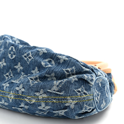 Louis Vuitton Monogram Denim Pleaty Blue 9 of 10