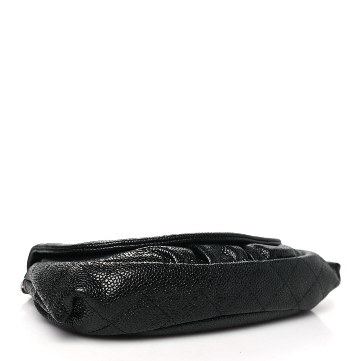 Chanel Caviar Half Moon Wallet On Chain WOC Black 4 of 11
