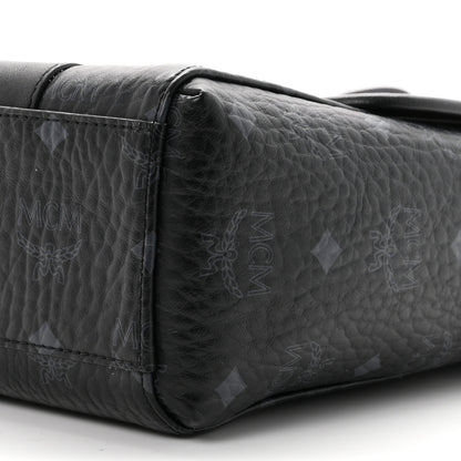 MCM Visetos Medium Aren Messenger Bag Black 10 of 10