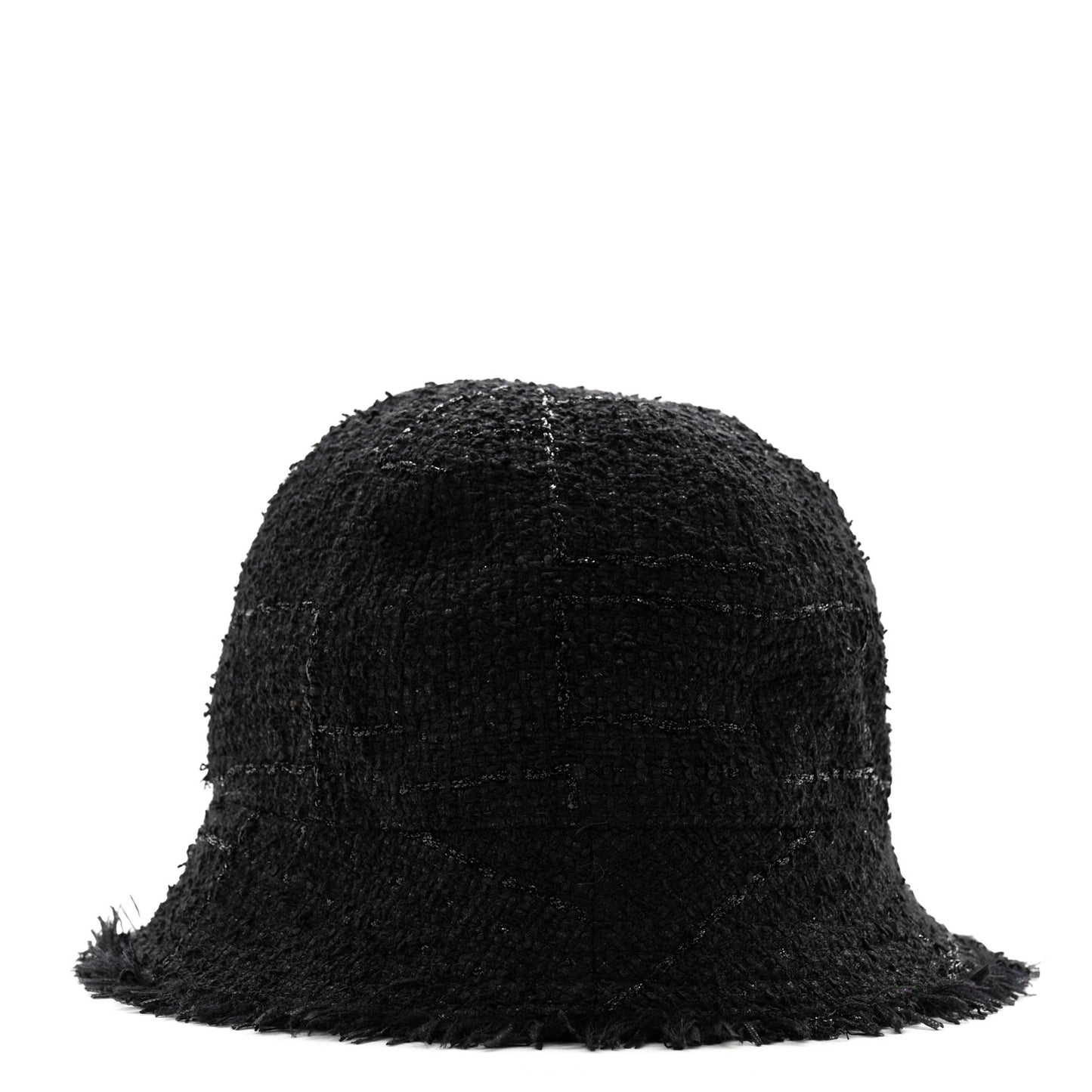 Tweed Pearl Bucket Hat 58 Black