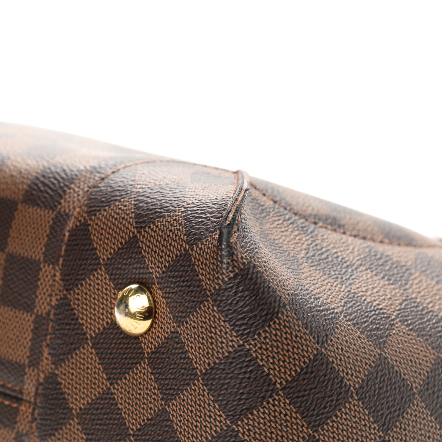 Louis Vuitton Damier Ebene Caissa Hobo Cherry 6 of 25