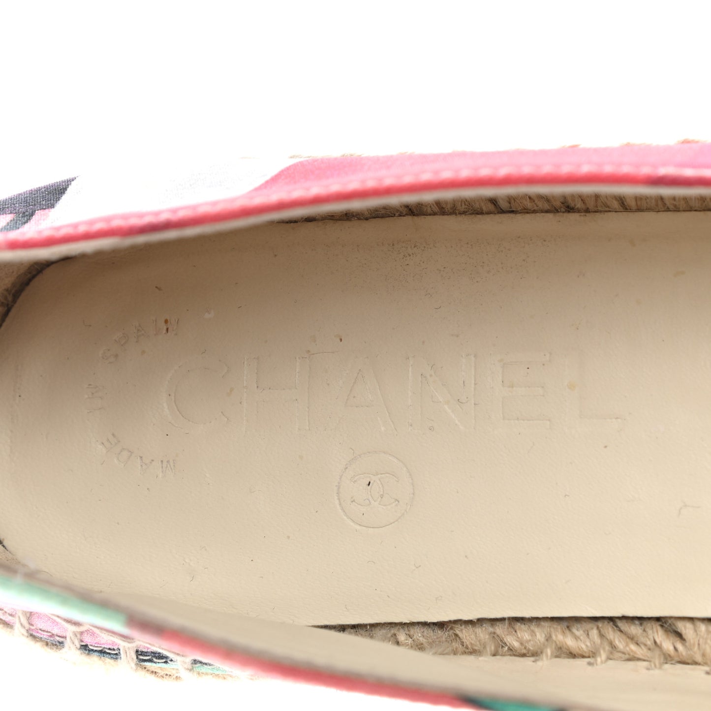 Fabric Patent CC Espadrilles 37 Multicolor Black