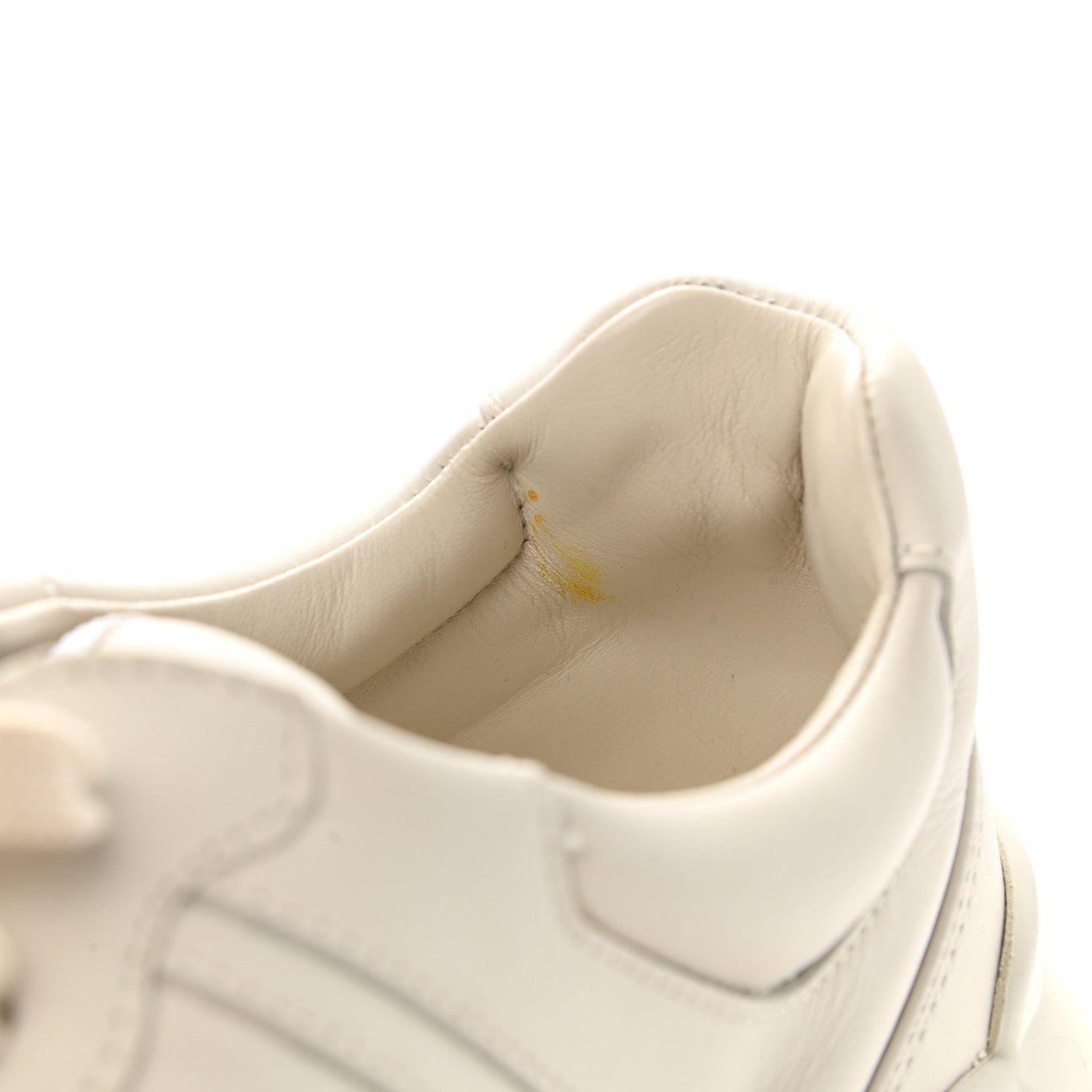 Gucci Calfskin Interlocking G Star Mens Rhyton Sneakers 8.5 Mystic White 9 of 9
