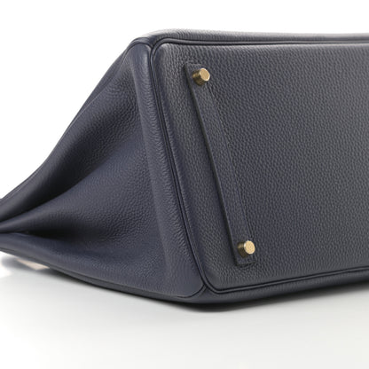 Hermes Togo Birkin 35 Bleu Nuit 9 of 11
