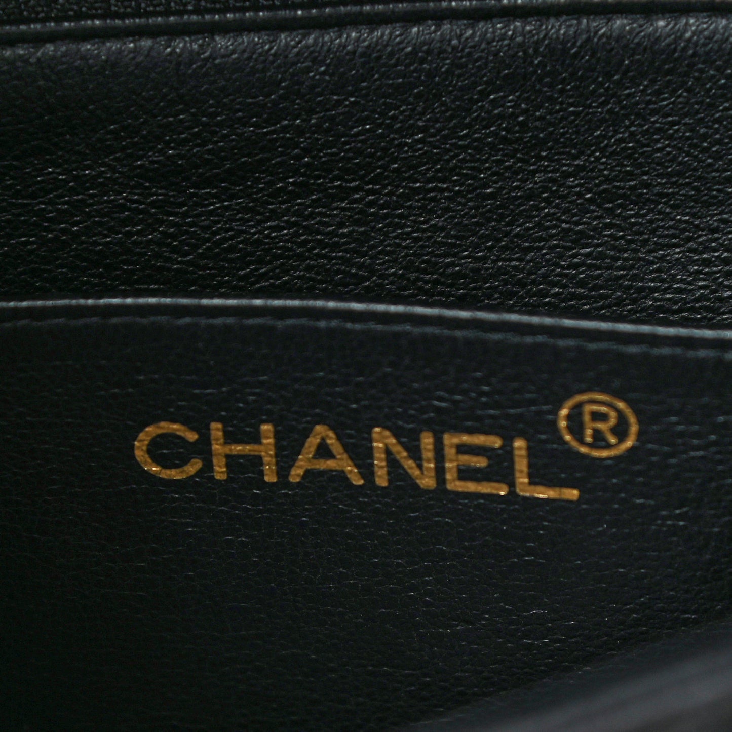 Lambskin Quilted Medium Single Flap Black
