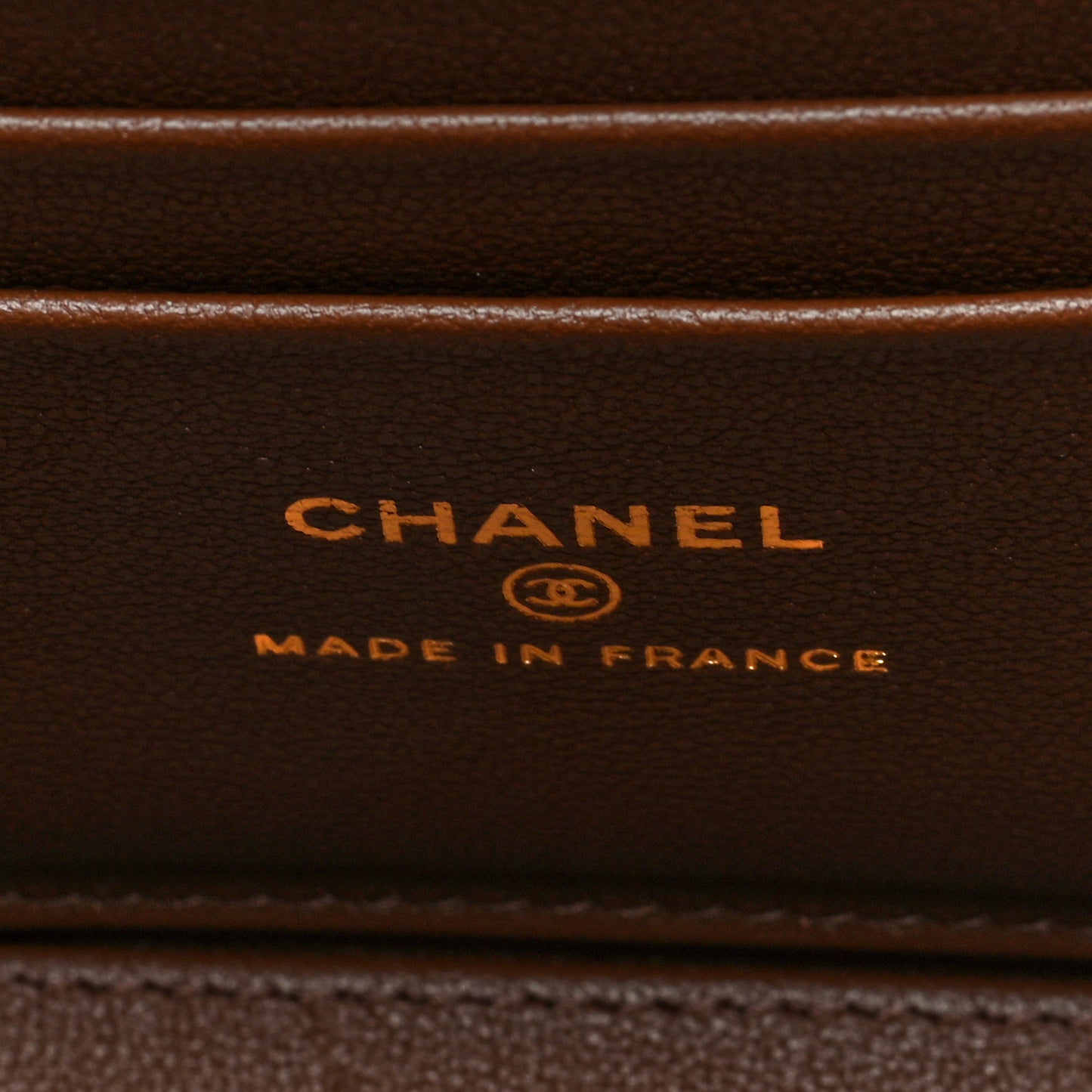 Tweed Small Top Handle Vanity Case With Chain Brown Multicolor
