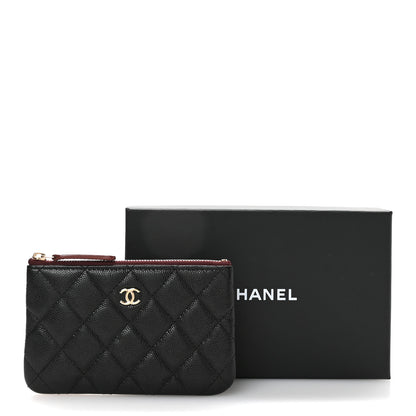 Chanel Caviar Quilted Small Cosmetic Case Black 8 of 8