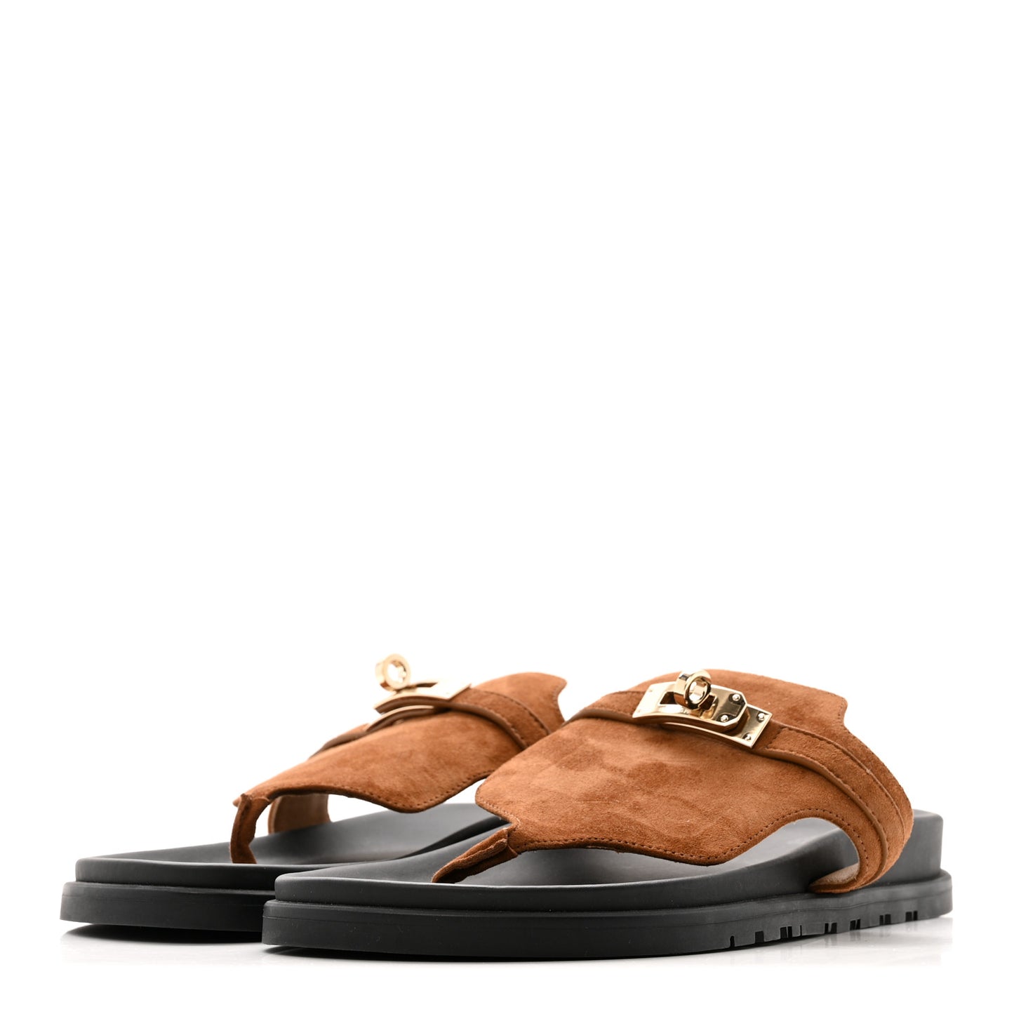 Suede Goatskin Womens Empire Sandals 39 Gold
