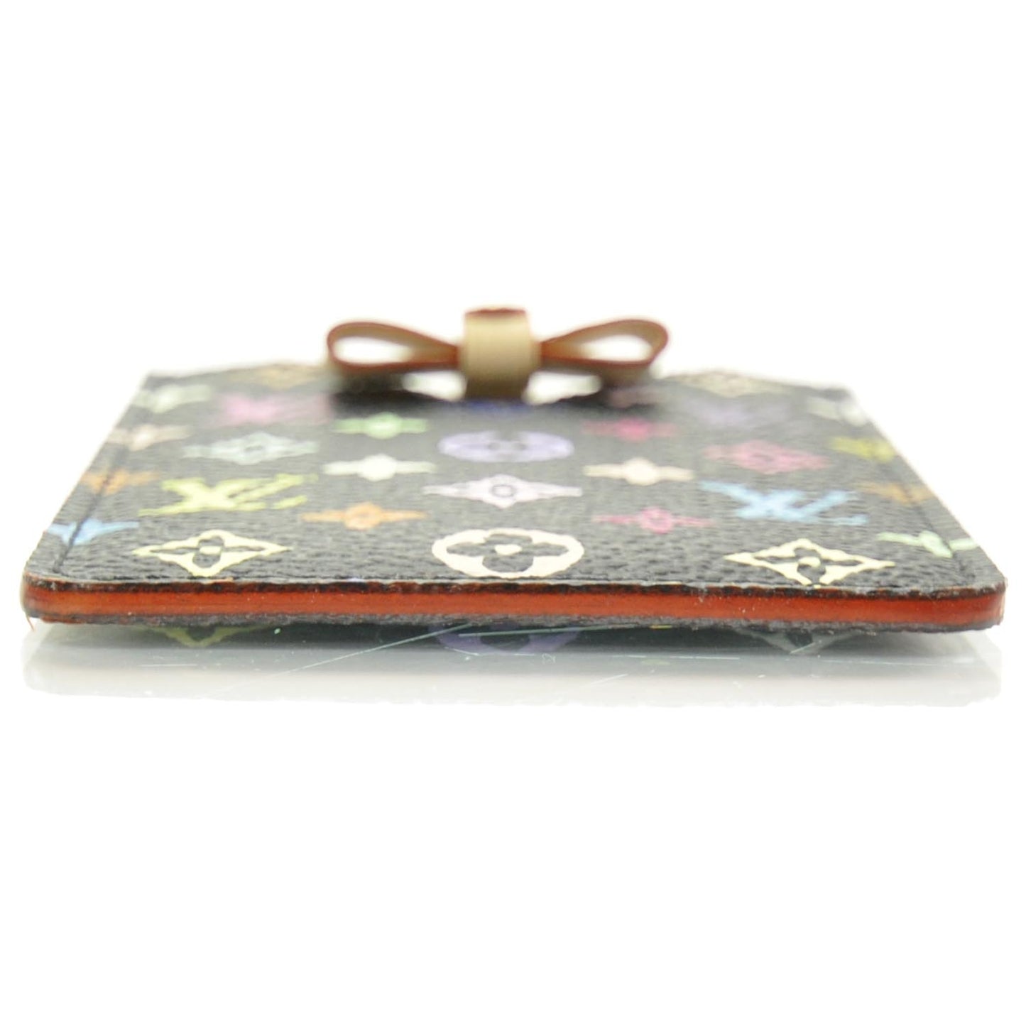 Monogram Multicolor Mirror and Case Pouch Black