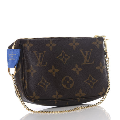 Louis Vuitton Monogram 2019 Christmas Animation Mini Venice Pochette Accessories Blue 2 of 8