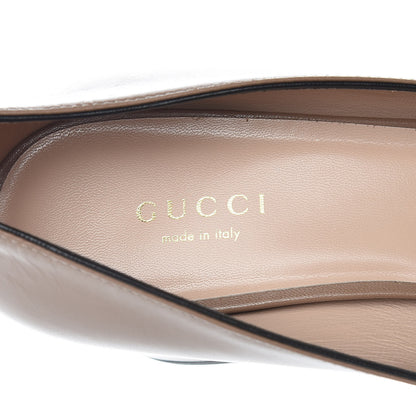 Gucci Malaga Kid Pearly GG Marmont Fringe 50mm Loafer Pumps 38 Porcelain Rose 5 of 10
