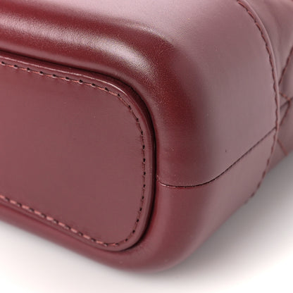 Chanel Aged Calfskin Quilted Small Gabrielle Hobo Burgundy 8 of 8