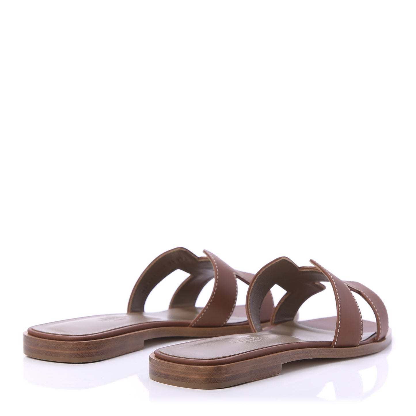 Box Calfskin Oran Sandals 35 Gold