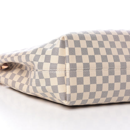 Louis Vuitton Damier Azur Graceful MM Rose Ballerine 9 of 12